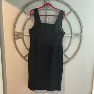 J. Crew Denim Square Neck Dress